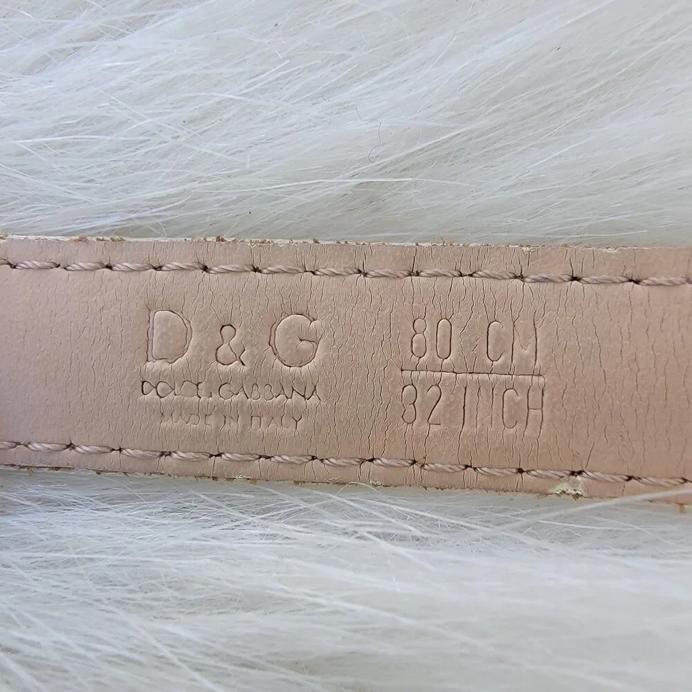 Dolce Gabbana chain link belt 32 inch Made In Italy - Picture 3 of 4